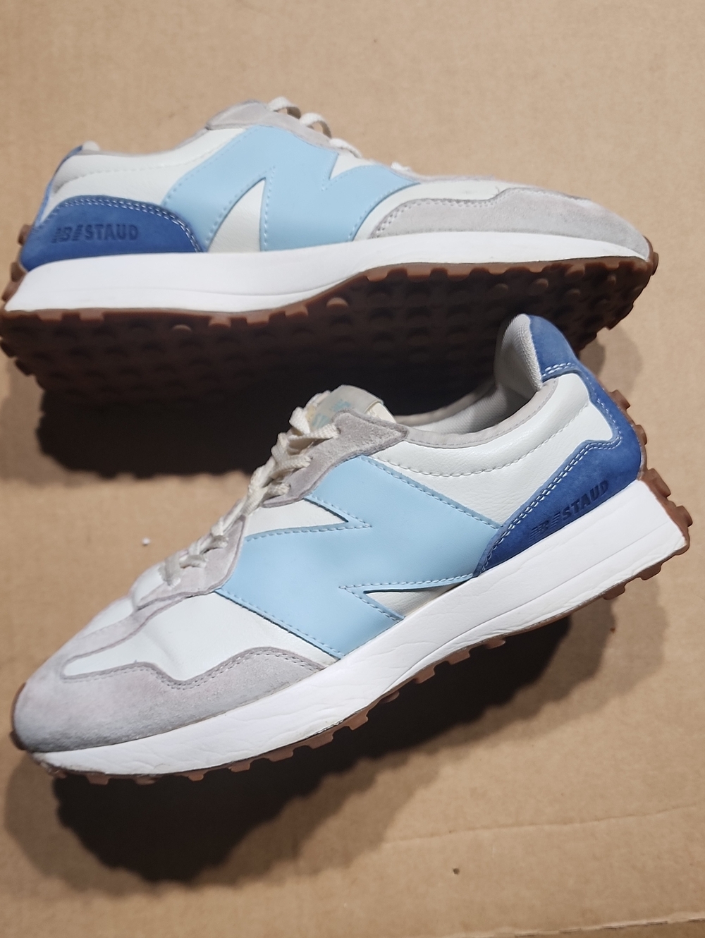New Balance x Staud 327 Sea Salt Atlantic MS327SZ Sneakers Shoes Size 9.5